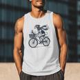 Italian Greyhound Whippet Bicycle Cycling Dog Mom Iggy Dad Men Tank Top