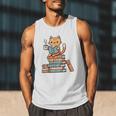 Kawaii Cat Coffee Books Teacher Men Women Girls Kids Men Tank Top Kawaii Cat Coffee Books Teacher Men Women Girls Kids Men Tank Top