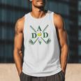 Par Dad Golf Matching Golfing Quote Party Pocket Men Tank Top