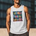 Reading And Bookcase Magic Book Premium Men Tank Top