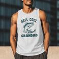 Reel Cool Grandad Fishing Grandpa Vintage Style Men Tank Top