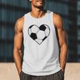 Soccer Ball Heart Idea For Mom Dad Kids T-Shirt Men Tank Top Soccer Ball Heart Idea For Mom Dad Kids T-Shirt Men Tank Top