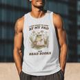 Stay At My Pad And Read Books Frog Introvert Reading Men Tank Top