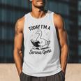 Today I'm A Serious Goose Animal Reading Book Lovers Men Tank Top