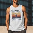 Volleyball Dad Like A Normal Dad Only Cooler Vintage Men Tank Top