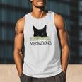 Women's Meowjong Cat Mahjong Chinese Game Cat Mom Dad Men Tank Top