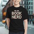 Book Nerd Retro Pixel Reading Librarian Aesthetic Graphic Youth