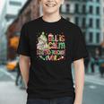 Book Tree All Is Calm Said No Teacher Ever Christmas Graphic Youth