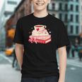 Cute Books And Coffee Crochet Valentines Day Tee For Couples Graphic Youth Cute Books And Coffee Crochet Valentines Day Tee For Couples Graphic Youth