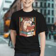 Cute Hedgehog Book Nerd Graphic Youth