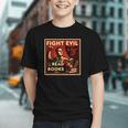 Fight Evil Read Books Propaganda Poster Graphic Youth