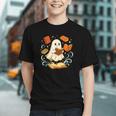 Halloween Cute Ghost Shirt Reading Books Ghost Graphic Youth Halloween Cute Ghost Shirt Reading Books Ghost Graphic Youth
