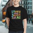 Literacy And Justice For All Protect Banned Books Library Graphic Youth