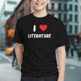 I Love Literature Heart Books Writing Reading Read Write Graphic Youth