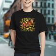 POW Comic Book Retro Artwork – Cartoon Collector Graphic Youth