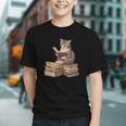 Reading Cat Book Lover Graphic Youth