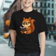 Squirrel Reading Book Lover Graphic Youth Squirrel Reading Book Lover Graphic Youth