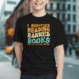 I Survived Reading Banned Books Read Librarian Men Women Graphic Youth I Survived Reading Banned Books Read Librarian Men Women Graphic Youth