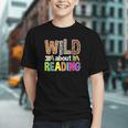 Wild About Reading Library Day Reading Books & Bookworm Graphic Youth