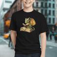 Women's Dragon Bookworm Reading Book Graphic Graphic Youth