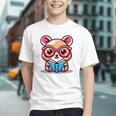 Adorable Book Lover Quokka With Reading Glasses Cute Graphic Youth