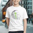 Astronaut Reading Book To Alien Moon Space Women Kids Men Premium Tri-Blend Graphic Youth Astronaut Reading Book To Alien Moon Space Women Kids Men Premium Tri-Blend Graphic Youth
