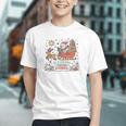 Book Lovers Winter Sleighing Through Stories Tee Premium Tri-Blend Graphic Youth Book Lovers Winter Sleighing Through Stories Tee Premium Tri-Blend Graphic Youth
