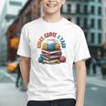 “Books Coffee & Yarn Enthusiast Cozy Reader Graphic Youth