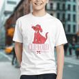 Clifford The Big Red Dog Pink Text With Bow Illustrated Book Graphic Youth