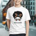 Librarian Teacher Messy Bun Life Book Library Back To School Graphic Youth