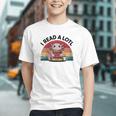 I Read Alotl Axolotl Retro Reading Books Lover Vintage Graphic Youth
