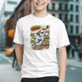 Softball Outfielder Best Traits Brave Retro Comic Book Art Premium Tri-Blend Graphic Youth Softball Outfielder Best Traits Brave Retro Comic Book Art Premium Tri-Blend Graphic Youth