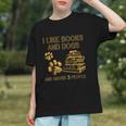 I Like Books And Dogs And Maybe 3 People Vintage Sayin Graphic Youth