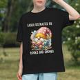 Easily Distracted By Books And Gnomes Book Reading Gnome Graphic Youth Easily Distracted By Books And Gnomes Book Reading Gnome Graphic Youth
