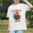 F-Caw-F Rooster F Awk F Chicken Coffee Romance Books Lover Graphic Youth
