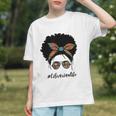 Librarian Teacher Messy Bun Life Book Library Back To School Graphic Youth