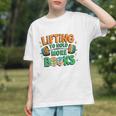 Lifting To Hold More Books Weightlifting Workout Gym Lover Graphic Youth