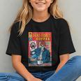 Dead Roast Coffee Comic Book Cover Style Skeleton Barista Graphic Youth