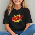 POW -Adults Kids Comic Book Cartoon Pop Art Novelty Sarcastic Graphic Youth POW -Adults Kids Comic Book Cartoon Pop Art Novelty Sarcastic Graphic Youth