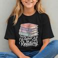 Rather Be Reading Book Lover Stack Graphic Youth