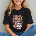 Read S'More Books Camping Outdoors Travel Campfire Smores Graphic Youth