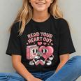 Retro Read Your Heart Out Valentine's Day Teacher Book Lover Graphic Youth Retro Read Your Heart Out Valentine's Day Teacher Book Lover Graphic Youth