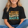I Survived Reading Banned Books Read Librarian Men Women Graphic Youth I Survived Reading Banned Books Read Librarian Men Women Graphic Youth