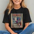 Vintage Style Read Books Lift Weights Fight Fascists Retro Graphic Youth