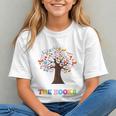 100 Days In The Books Reading Teacher 100th Day Of School Premium Tri-Blend Graphic Youth