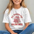 All Booked For Valentines Bow Heart Book Lover Valentine Day Graphic Youth