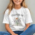 Chapter 24 Book Lovers & Readers 24th Birthday Wildflowers Graphic Youth