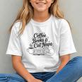 Vintage Retro Coffee Books & Cat Naps Graphic Youth