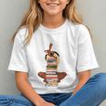 Woman And Books Stack Afro Girl Book Lover Graphic Youth