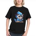 Adorable Book Lover Blue Jay With Reading Glasses Cute Graphic Youth